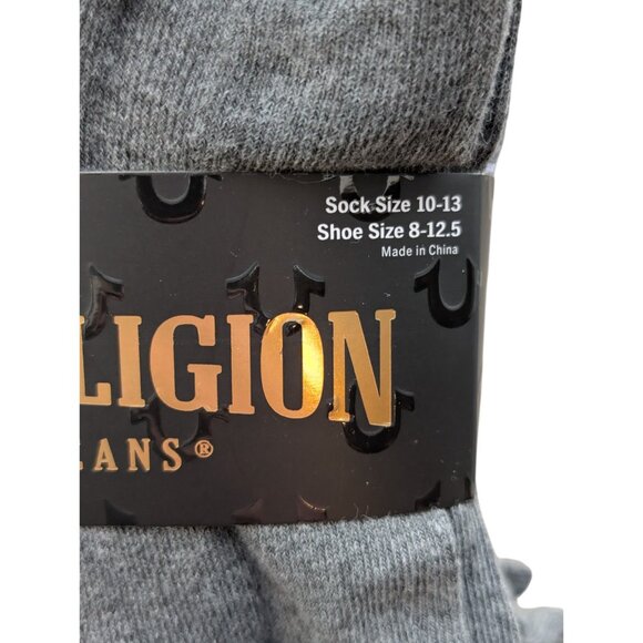 12 pack True Religion Half Cushion Quarter Socks Men's 10-13 shoes size 8-12 NEW - Picture 3 of 11